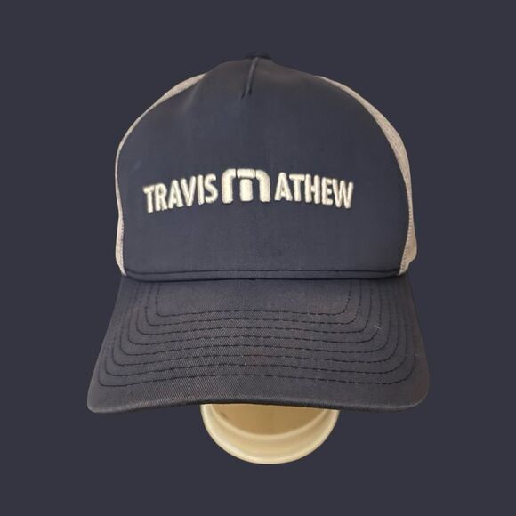 Travis Mathew Classic LoginFlex Fit Snapback Trucker Hat Cap - Picture 8 of 8